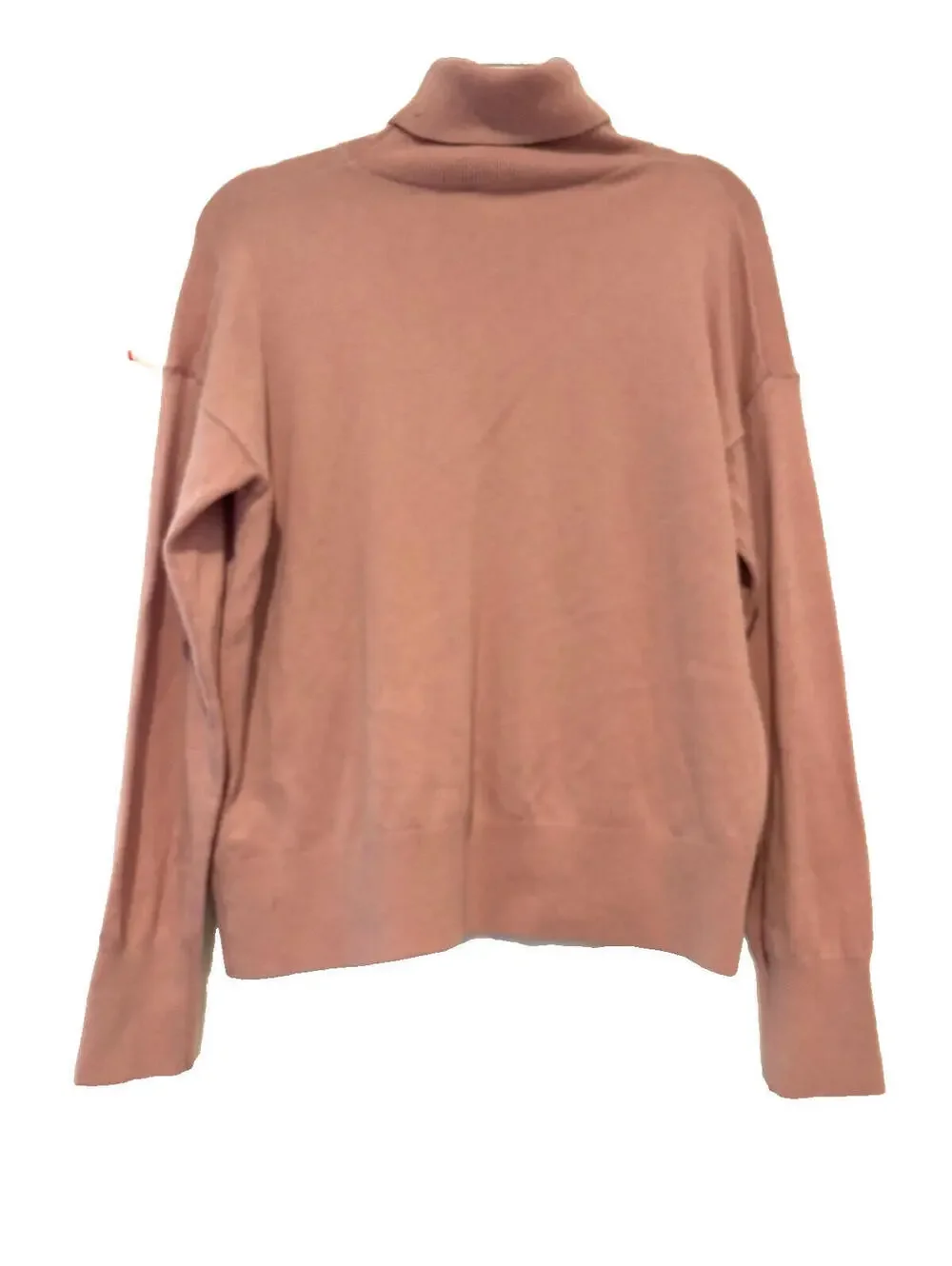 Kate Spade sz M‎ pink wool blend turtleneck sweater pockets D